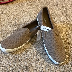 NWT brown slip on shoes